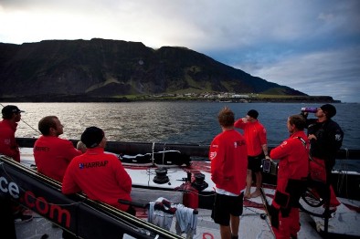 volvo ocean race puma bordo del cargo destinazione citta del capo