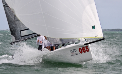 audi melges 20 gold cup gli italiani sbancano miami
