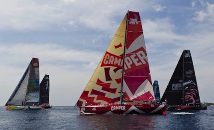 volvo ocean race partita la terza tappa