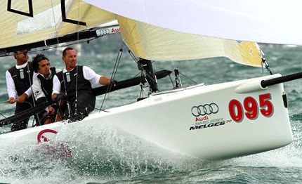 melges 20 miami blinsailing in testa