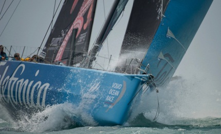 vor team telefonica vince anche la in port di sanya