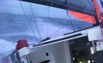 nannini verso capo horn in tempesta