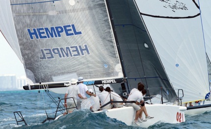melges 32 miami non brillano gli equipaggi europei