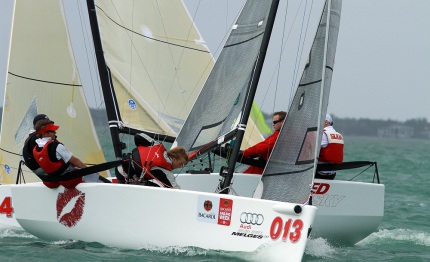 melges 20 ancora in testa bacio
