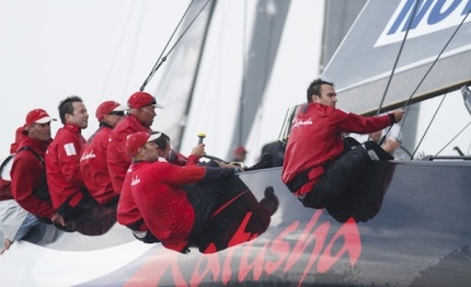 rc44 fight for the podium in portugal