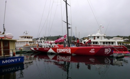 vor groupama camper riprendono il mare