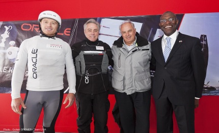 us ambassador to italy visits the america cup world series naples