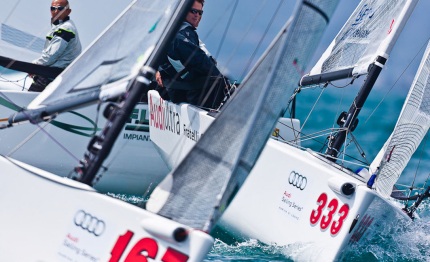 audi sailing series melges 20 una rimonta da applausi