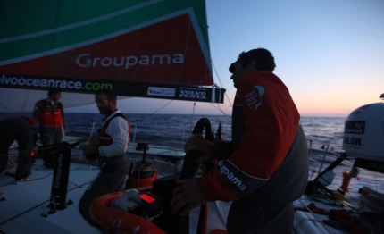 vor groupama sur le podium miami