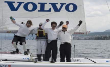 eric monnin remporte la premiere manche de la volvo match race cup