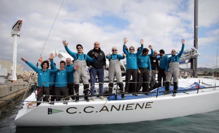 tre golfi vince il tp52 di aniene classe