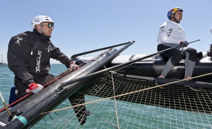 ac lapo elkann guest of oracle team usa