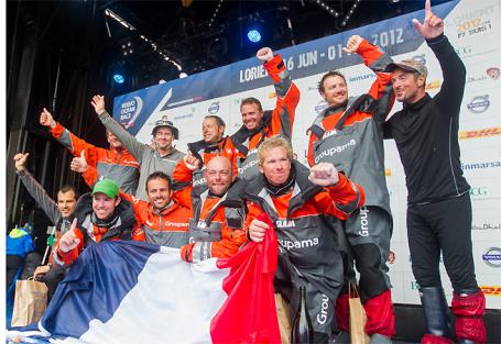 vor per groupama conti tornano tre manches dalla fine