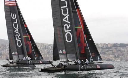 america cup newport oracle vuole la vittoria