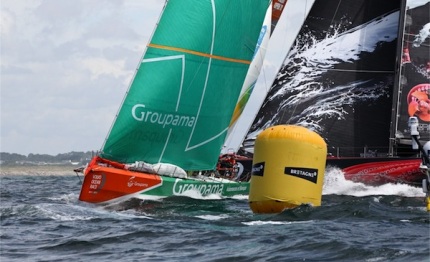 vor groupama vince anche la bretagne in port race
