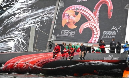 vor puma vince la discover ireland in port le in port series