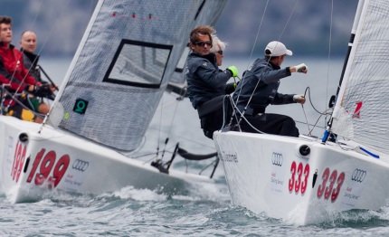 malcesine una giornata complicata per melges