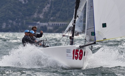 melges 20 candida sailing team sbanca malcesine