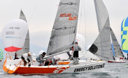 vela tutto pronto per la trans benaco