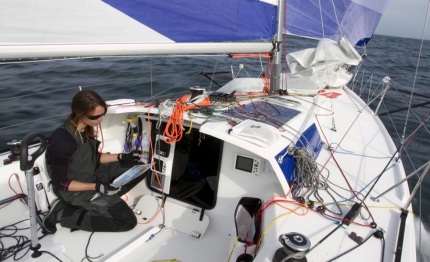 justine mettraux met le cap sur les acores bord de son voilier teamwork
