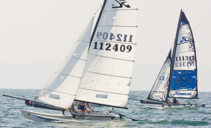 torre del greco regate 420 29er hobie cat per il campionato under