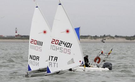 europeo laser radial youth argento per marco benini