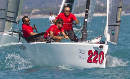 melges 20 viareggio candida sailing team si concede il bis