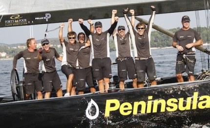 rc44 vince peninsula di vascotto in rimonta su aqua