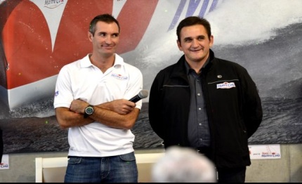 un vendee globe autre maitre coq au depart