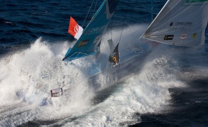 vendee globe jean pierre dick va in testa alla corsa