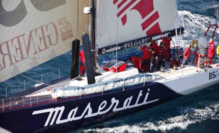 record giovanni soldini il suo team arrivati new york