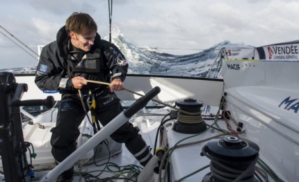 vendee globe goldenboy gabart sets two new records