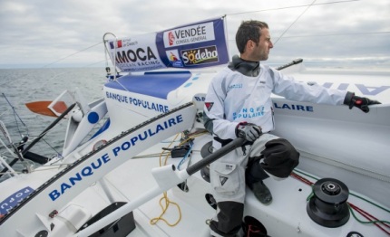 vendee globe gabac leads sunday trading