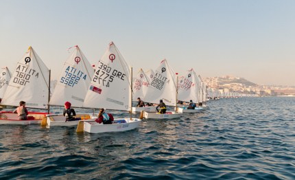 le promesse dell optimist in regata napoli
