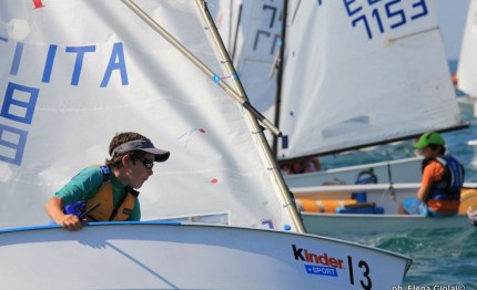 optimist il trofeo kinder inizia napoli