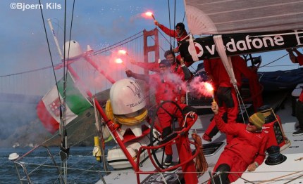 giovanni soldini fa il record sulla new york san francisco