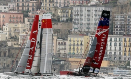 napoli prima dell america cup il trofeo grande vela