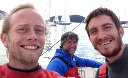 alla regata dei cetacei con luca tosi