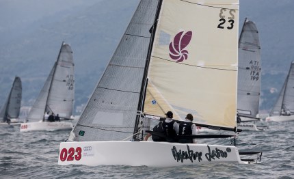 melges 20 out of reach in testa gaeta