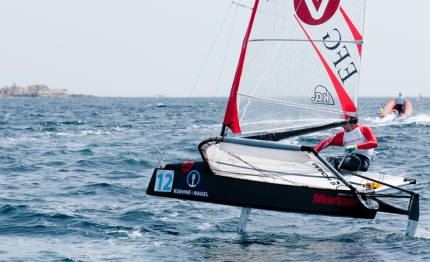 lo scirocco battezza il campionato europeo moth