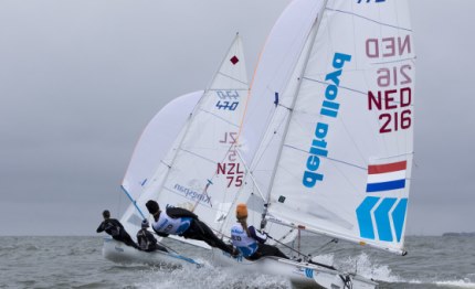 delta lloyd regatta inizio sottotono per gli italiani