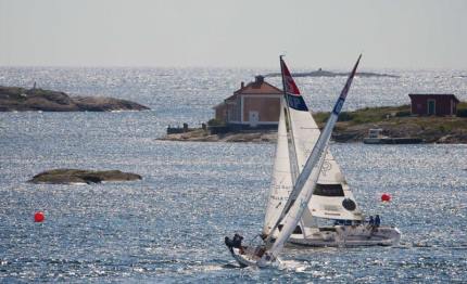 simone ferrarese al via della stena match cup 2013