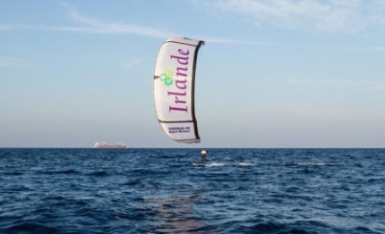 record bruno sroka in kitesurf dalla francia all irlanda