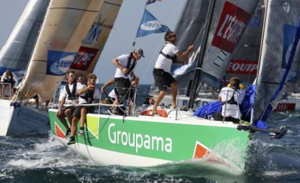 franck cammas vince il tour de france la voile