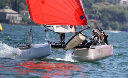 europeo nacra 17 in testa francesi morvan riou