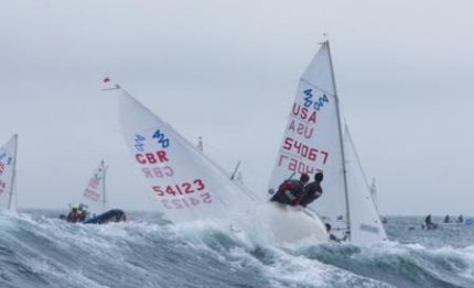 europei junior 420 470 ballando con le onde