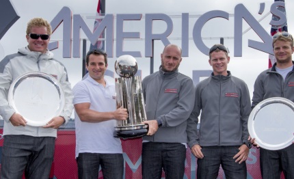 america cup premiata luna rossa per la vittoria negli ac45