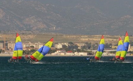 grande battaglia cagliari con gli hobie cat