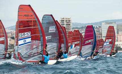 civitavecchia con la practice race si aperto il mondiale rs youth