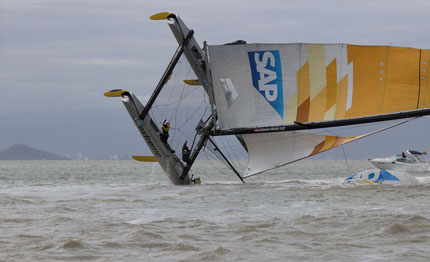 extreme 40 florianopolis scuffia sap in testa lotta alinghi the wave muscat